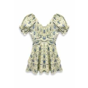NEW KATIE J NYC tween's delilah floral dress in cream